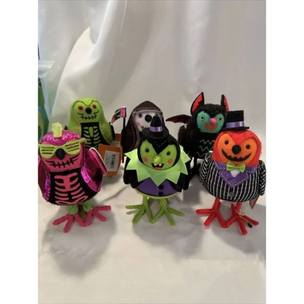 Target Spritz‎ Birds Halloween 2024 Set Of 6 Birds NEW